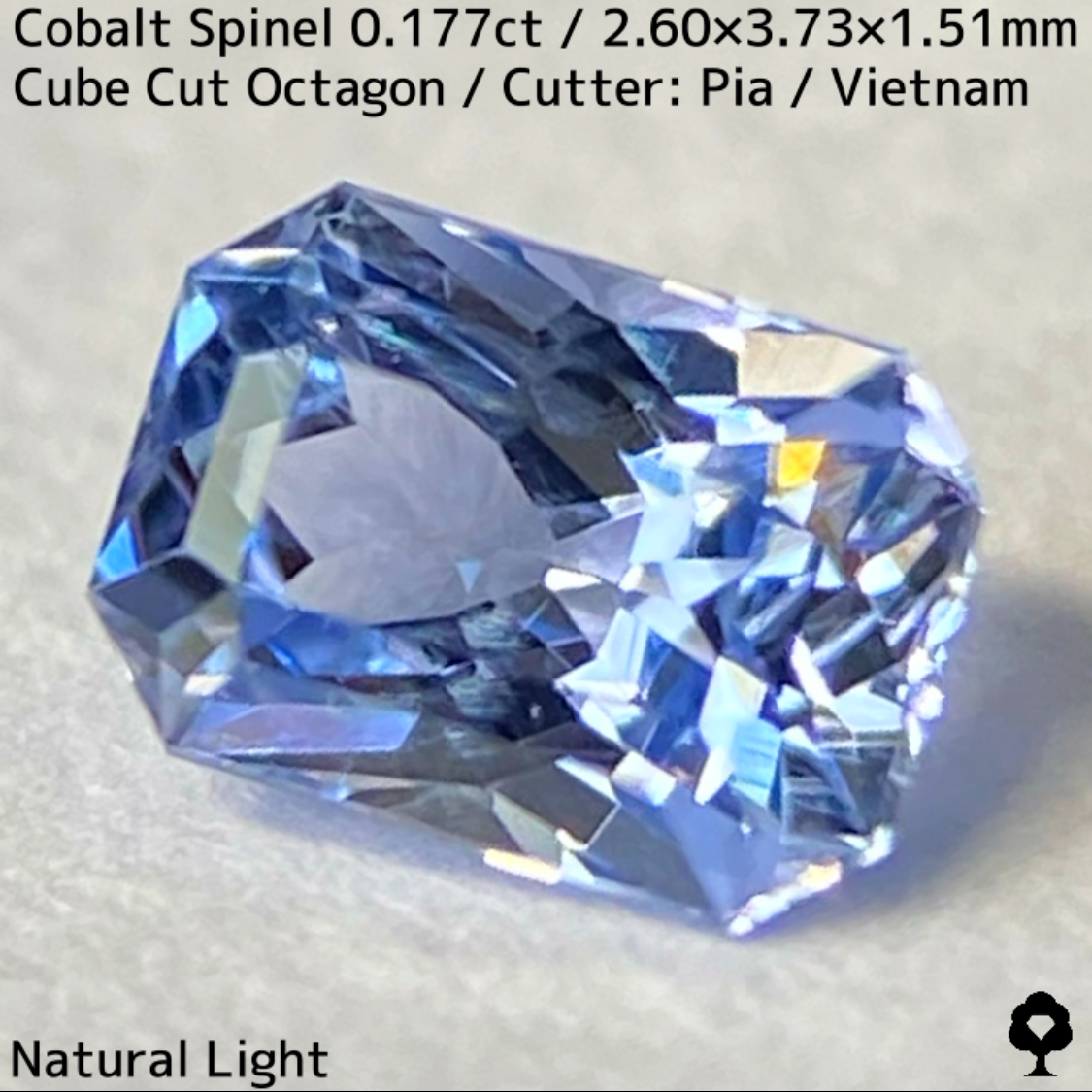 【Present campaign】Cobalt Spinel 0.177ct / Vietnam