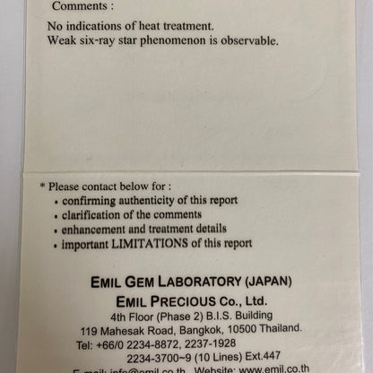 Un-Heat Sapphire 1.060ct / Burma