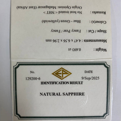 Un-Heat Sapphire 0.693ct / Madagascar