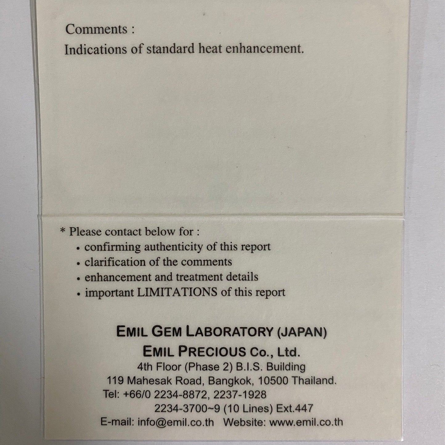 Ruby 0.304ct / Thailand