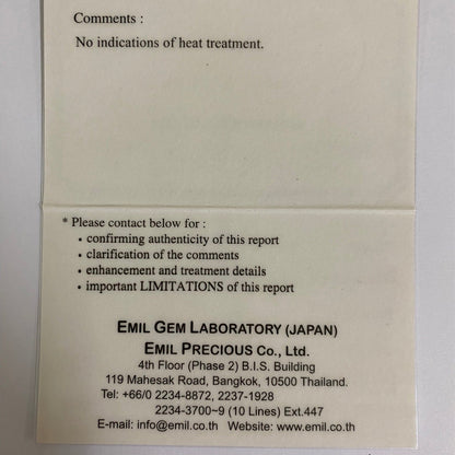 Un-Heat Ruby 0.188ct / Vietnam