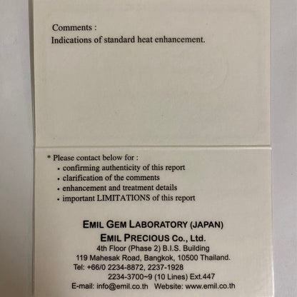 Kanchanaburi Sapphire 0.823ct / Thailand