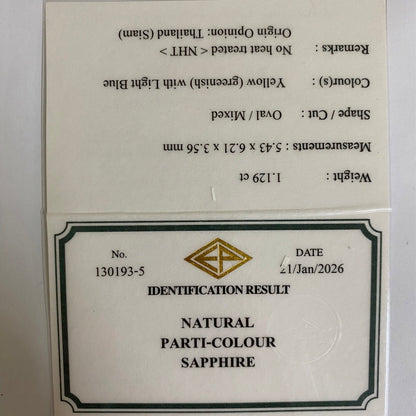 Unheated Sapphire 1.129ct / Kanchanaburi