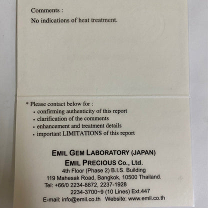 Un-Heat Sapphire 0.868ct / Kanchanaburi