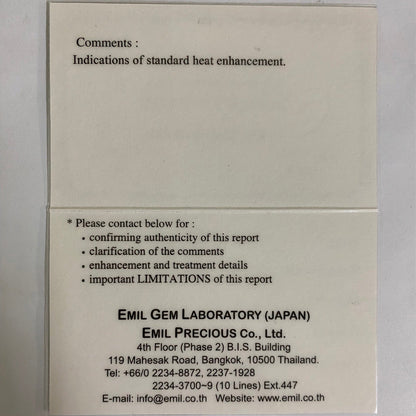 Kanchanaburi Sapphire 0.728ct / Thailand