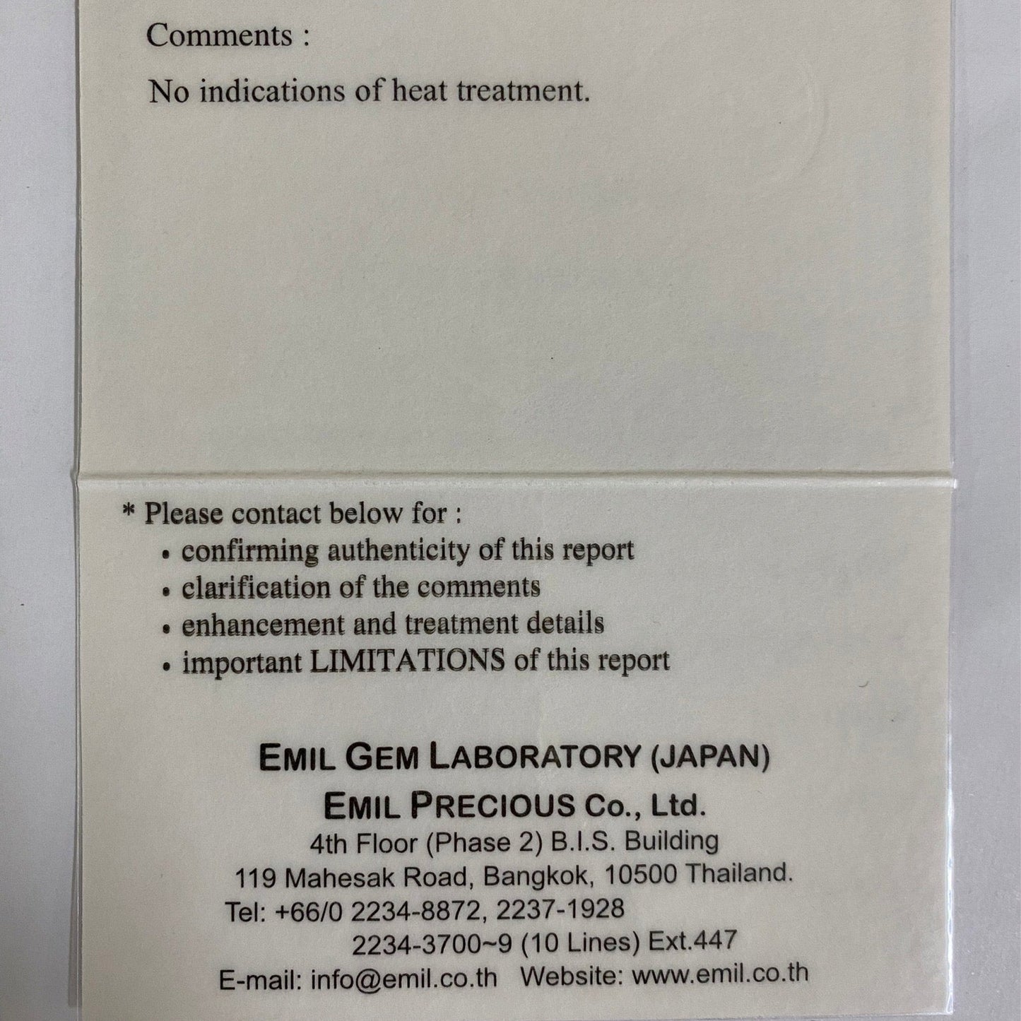 【lulu's Gem】Un-Heat Sapphire 1.302ct / Kanchanaburi