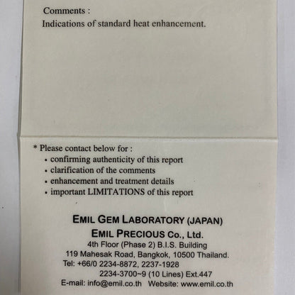 Kanchanaburi Sapphire 0.637ct