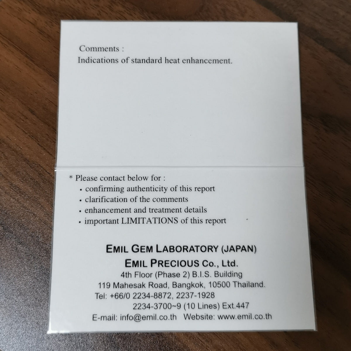 【Trial】Kanchanaburi Sapphire 0.404ct / Thailand