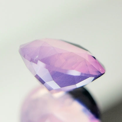 【Trial】“Dark Blue ＆ Silky Pink” Un-Heat Parti-Color Sapphire 1.010ct / Vietnam