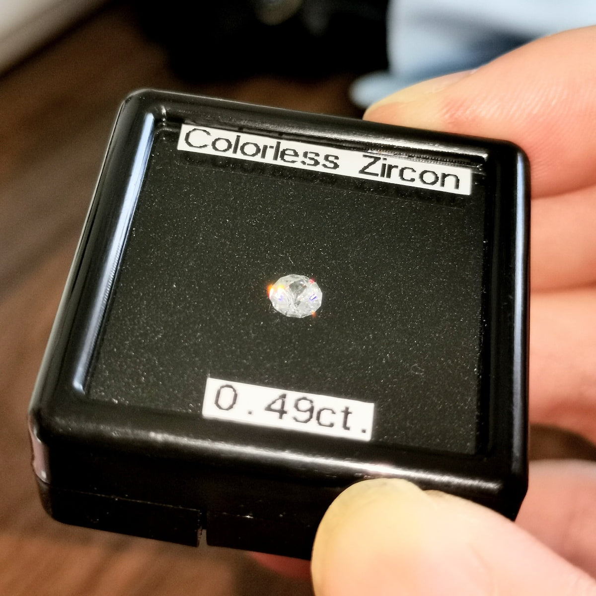 【Trial】Colorless Zircon 0.49ct / Cambodia