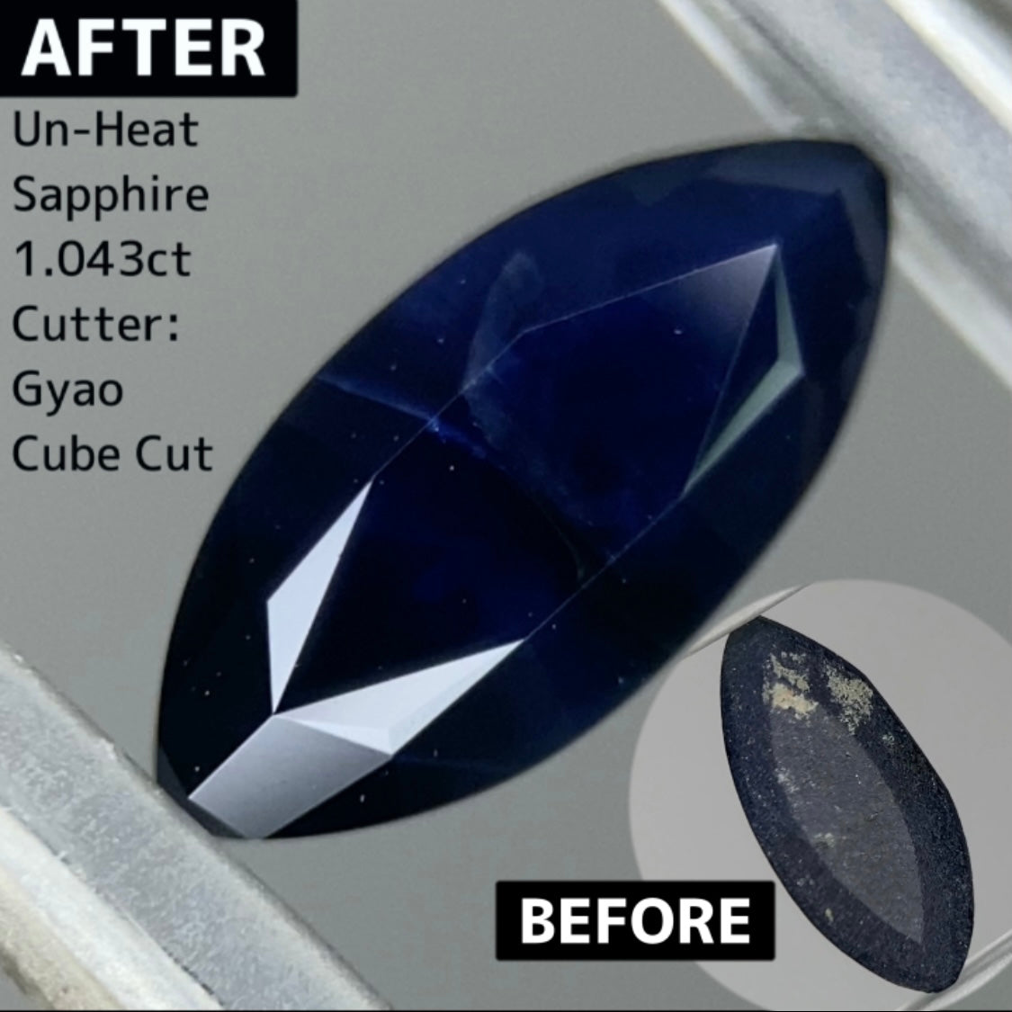 [For customers only] Preformed sapphire 1.66ct ★ No. 2 ★