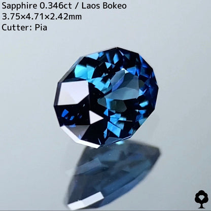 お客さま専用【希少産地ラオス・ボッケオ産現地仕入れ】サファイア0.346ct★美しきブルーのロットトップクオリティの逸品