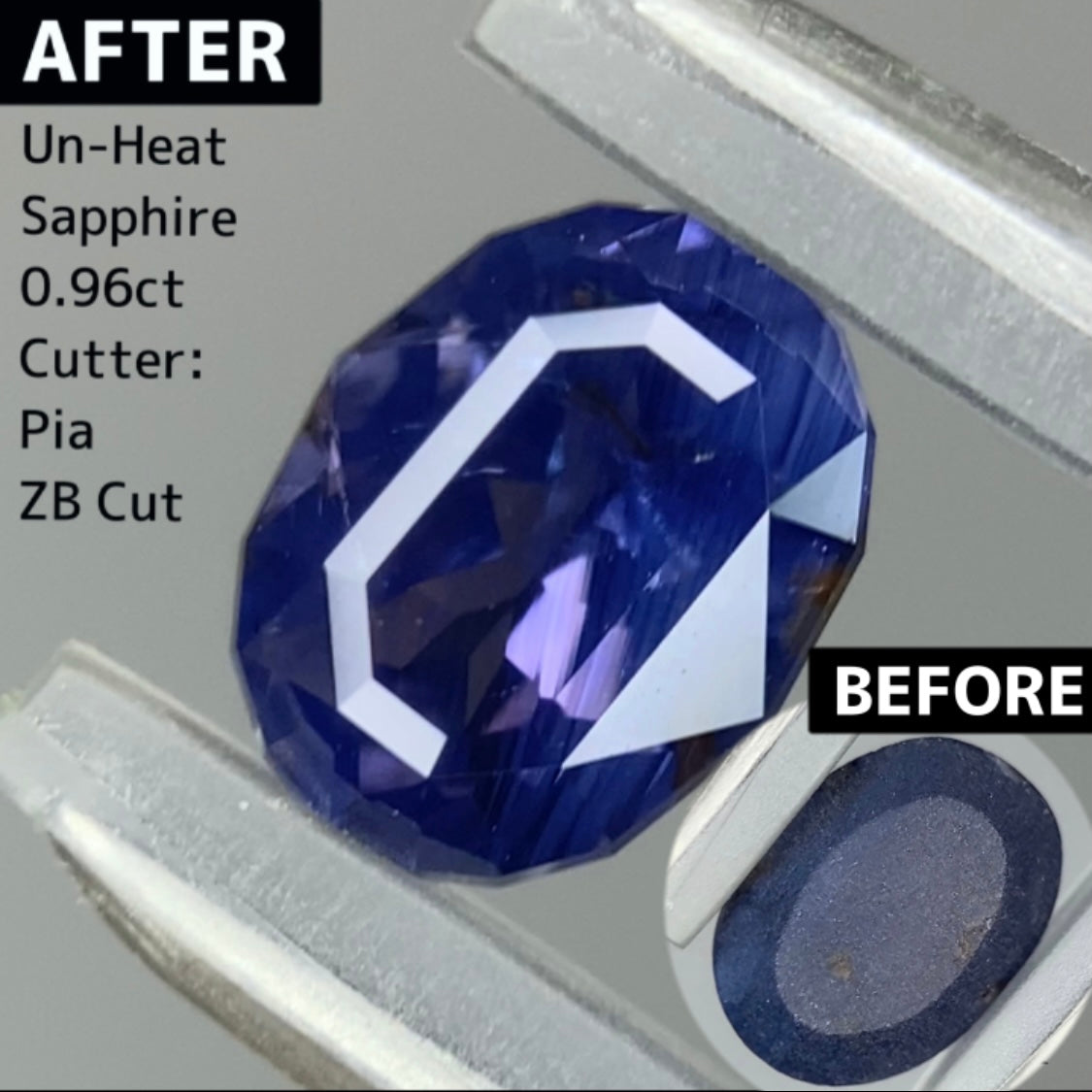 [For customers only] Preformed sapphire 1.48ct ★No. 1★