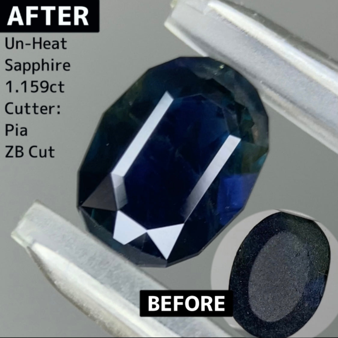 [For customers only] Preform sapphire 1.91ct★No.3★