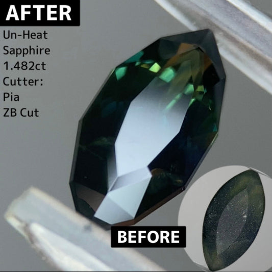 [For the successful bidder only] Preform sapphire 1.88ct, highly recommended by our purchasing craftsman. Auction ★ No. 5 ★ Piacchan's work