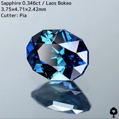 Exclusive for our customers [Locally sourced from the rare region of Bokeo, Laos] Sapphire 0.346ct ★ Top quality gem of the lot with beautiful blue