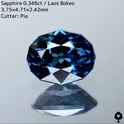 お客さま専用【希少産地ラオス・ボッケオ産現地仕入れ】サファイア0.346ct★美しきブルーのロットトップクオリティの逸品