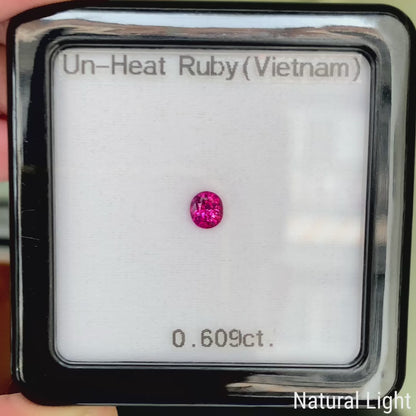 Un-Heat Ruby 0.609ct / Vietnam