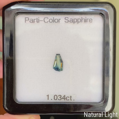 【lulu's Focus】Parti-Color Sapphire 1.034ct / Madagascar
