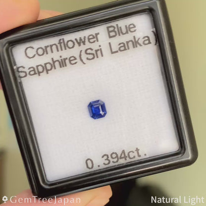 Cornflower Blue Sapphire 0.394ct / Sri Lanka