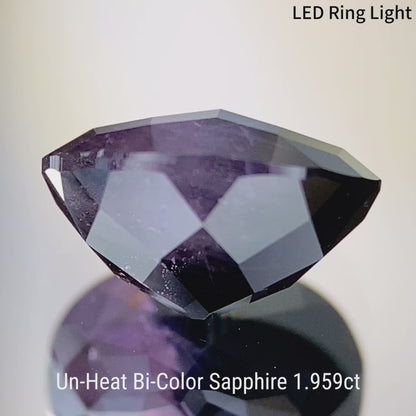 Un-Heat Bi-Color Sapphire 1.959ct / Vietnam