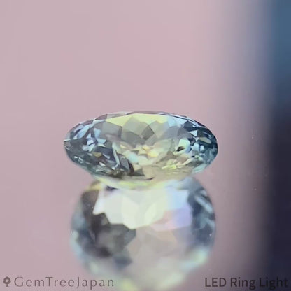 Parti-Color Sapphire 0.370ct / Kanchanaburi(Thailand)