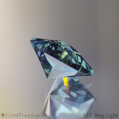 【Trial Price】Greenish Blue Sapphire 0.628ct / Madagascar