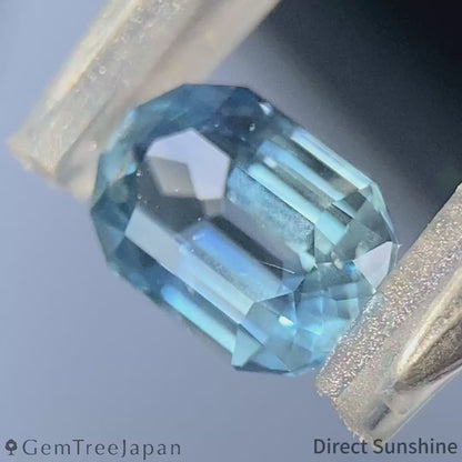 【Trial Price】"Ice Mint Blue" Sapphire 0.730ct / Kanchanaburi (Thailand)