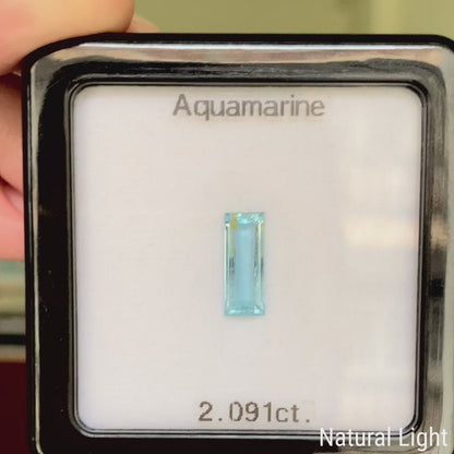 Aquamarine 2.091ct / Nigeria