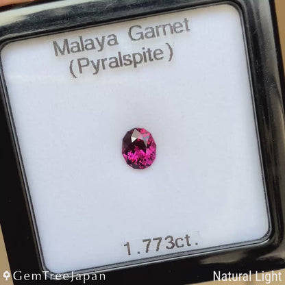 Malaya Garnet 1.773ct / Tanzania