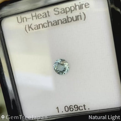 Un-Heat Sapphire 1.069ct / Thailand (Kanchanaburi)