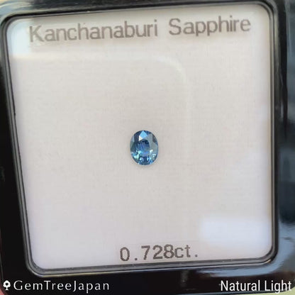 Kanchanaburi Sapphire 0.728ct / Thailand