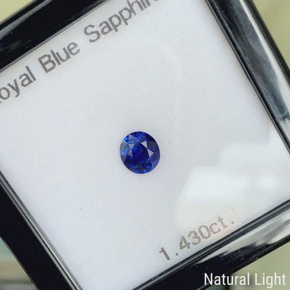 Royal Blue Sapphire 1.430ct / Burma