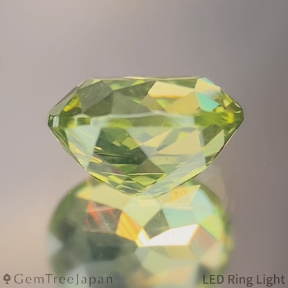 Greenish Yellow Zircon 1.283ct / Sri Lanka