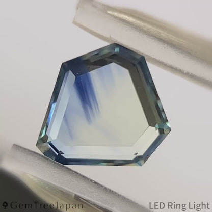 Parti-Color Sapphire 1.118ct / Kanchanaburi(Thailand)