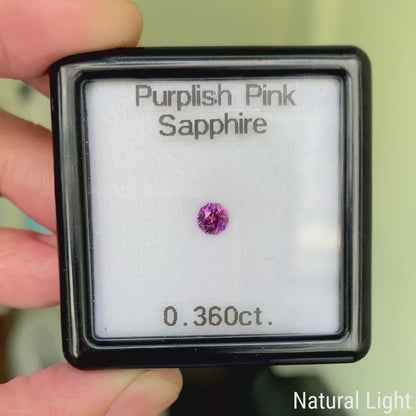 Purplish Pink Sapphire 0.360ct / Sri Lanka