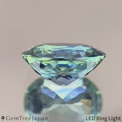 Parti-color Sapphire 0.863ct / Thailand (Kanchanaburi)