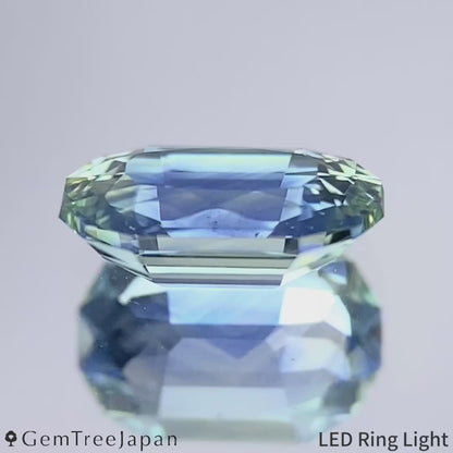 "Blue Mt. Fuji" Parti-Color Sapphire 1.115ct / Thailand(Kanchanaburi)