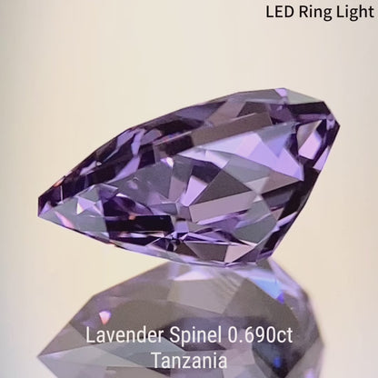 Lavender Spinel 0.690ct / Tanzania