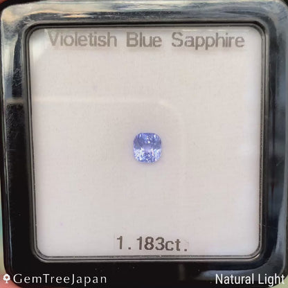 "Lavender & Sky Blue" Silky Sapphire 1.183ct / Sri Lanka