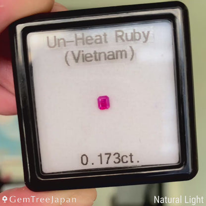 Un-Heat Ruby 0.173ct / Vietnam