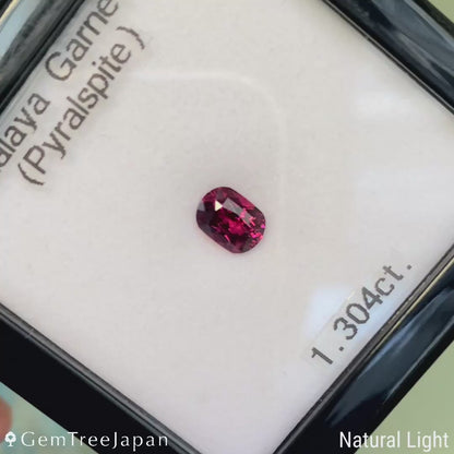 Malaya Garnet 1.304ct / Tanzania