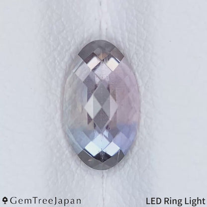 "Sleepy Rainbow" Un-Heat Parti-Color Sapphire 1.439ct / Kanchanaburi (Thailand)