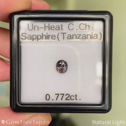 Un-Heat Color-Change Sapphire 0.772ct / Tanzania