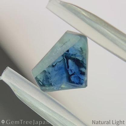 Greenish Blue Sapphire 0.500ct / Cameroon