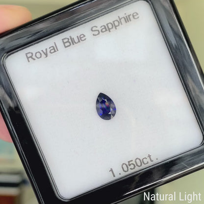 Royal Blue Sapphire 1.050ct / Burma