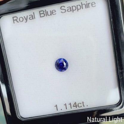 Royal Blue Sapphire 1.114ct / Burma