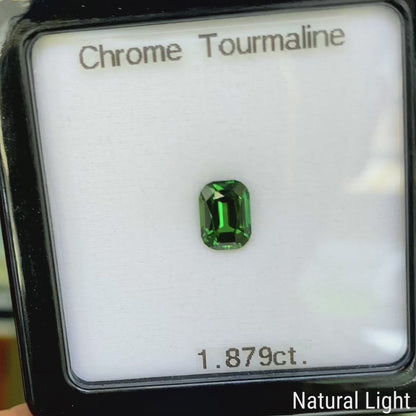 Chrome Tourmaline 1.879ct / Tanzania