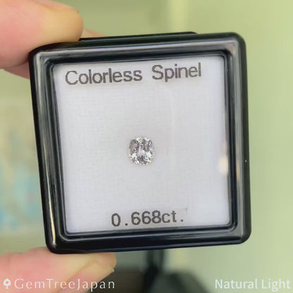 Colorless Spinel 0.688ct / Myanmar(Burma)
