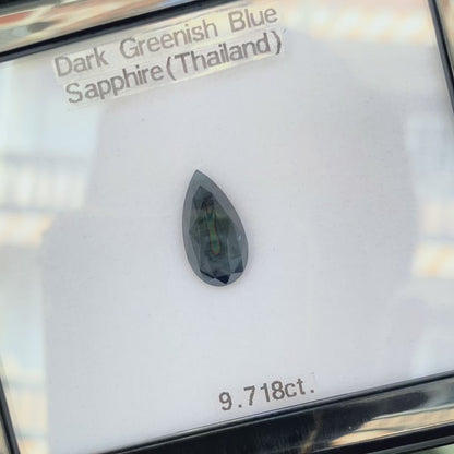 Dark Greenish Blue Sapphire 9.718ct / Thailand